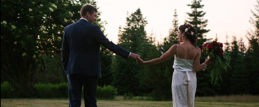 Wedding Couple Outdoors