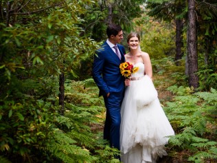 Wedding Couple Outdoors