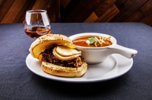 Pulled Pork and Soup Food
