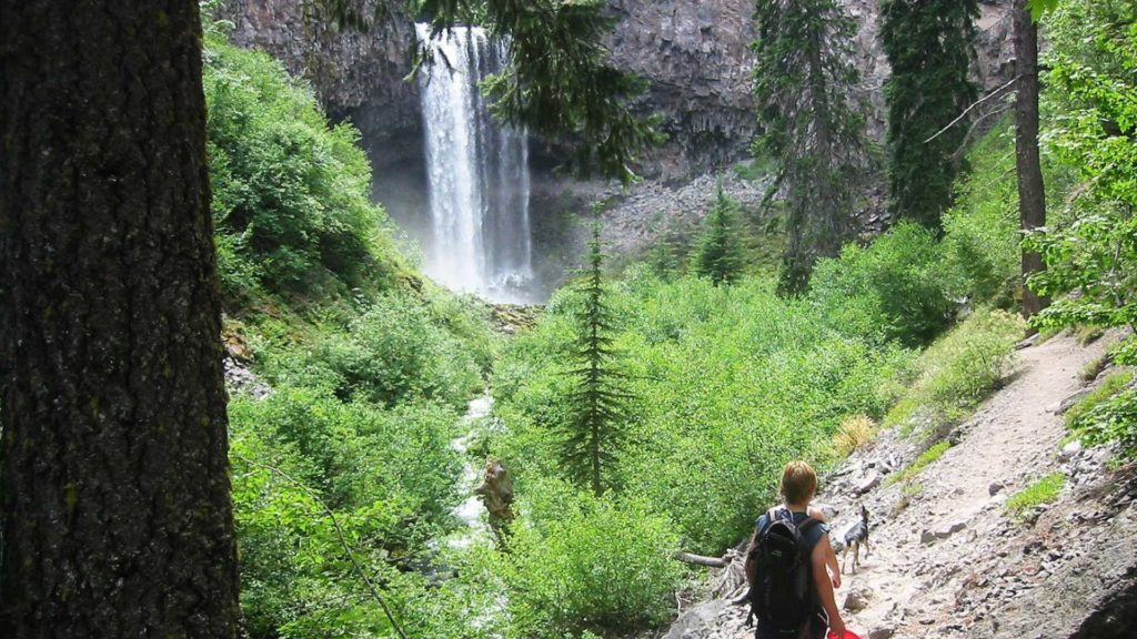 Hiking Waterfall Outdoors