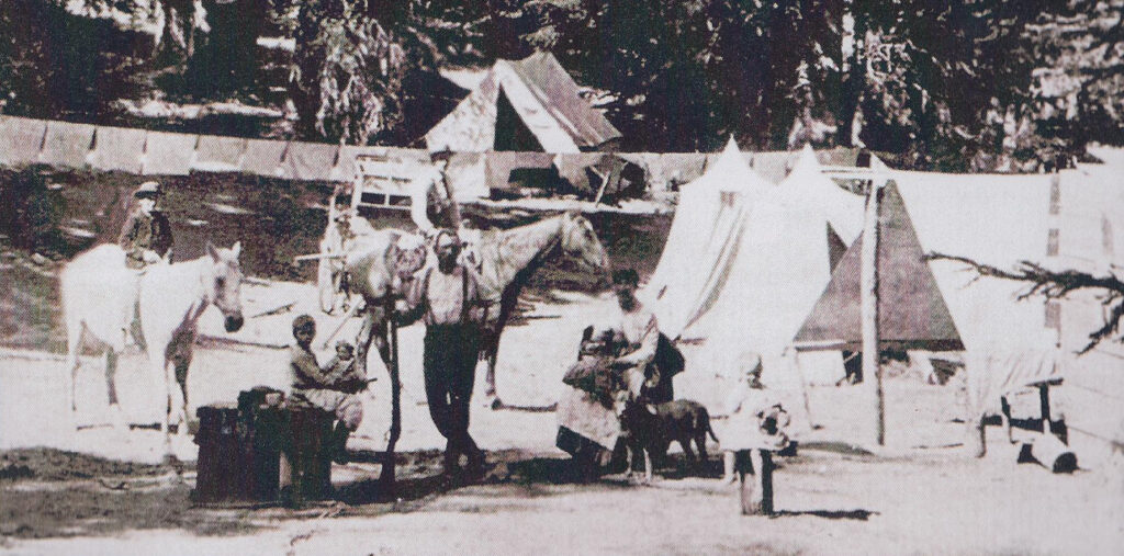 Summer Tent Camp 1889- History - Cooper Spur Mountain Resort Mount Hood