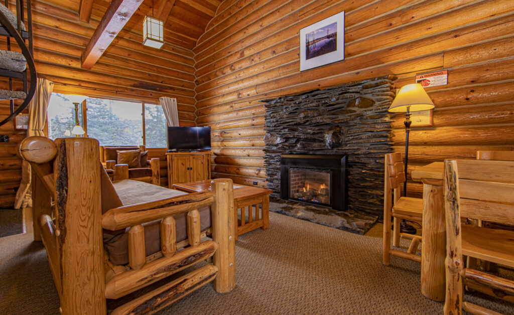 Condo & Cabin Living Rooms at Cooper Spur Mountain Resort