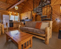 Condo & Cabin Living Rooms at Cooper Spur Mountain Resort